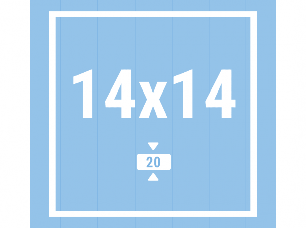 Ковер для спортивной гимнастики 14x14x20м